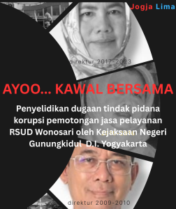 Dugaan Pemotongan Jasa Pelayanan Rp10,3 M di RSUD Wonosari Diusut Kejaksaan